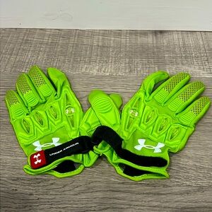 Under Armour Green Lacrosse Gloves